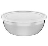 Pote Redondo Inox com Tampa Freezinox Tramontina - 28 Cm / 5.8 Lt