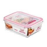 Pote retangular de vidro 1,9L Sanremo Cód. 5945