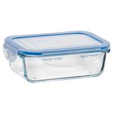 Pote Retangular Hermético Vidro Com Tampa 550ml 0210301 Brinox