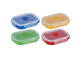 Pote Retrátil Silicone com Tampa 375 ml Mor - OMM 067