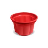 Pote Sobremesa Vermelho 120ml - Silver Festas - Silverplastic