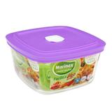 Pote Vidro 1 Litro Facilita Vap Marinex c/ Tampa - 105261 - Nadir figueiredo
