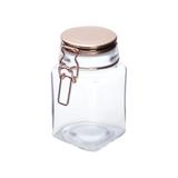 Pote Vidro Borosilicato Hermético Urban Cobre