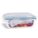 Pote Vidro Hermético Retangular 640ml Marmita Fit Microondas - Casa linda