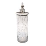 Pote Vidro Lapidado 30cm - Singh