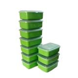 Potes Herméticos De Plástico Para Alimentos Kit C/10 1000ml - Rs