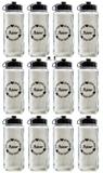 Potes Vidro Açucareiro 550ml 12 Unidades - Amare - Vetrolar