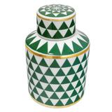 Potiche de Cerâmica Xangai Verde I - Vya store