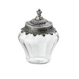 Potiche de vidro c/ tampa 17cm - Lyor