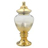 Potiche de Vidro Dourado Divine 55cm Espressione