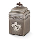Potiche Flor Liz Cinza 14 X 14 X 26,5 Cm - Bencafil