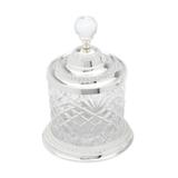 Potiche Zamac 12 cm Incolor e Prata - Lyor