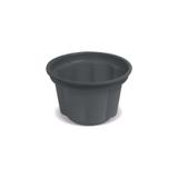 Potinho de Sobremesa Plástico Prata 120ml 10 unidades Silverplastic - Festabox