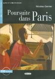 Poursuite dans paris - niveau 2 + cd audio - Cideb litterature francaise