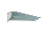Prateleira porta fralda varao 96cm reta azul - Galeria baby