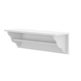 Prateleira Porta Fraldas Em Mdf Branco Premium Multimóveis
