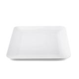 Prato Acrílico Quadrado Branco 26 cm 01 unidade Bezavel - Festabox
