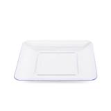 Prato Acrílico Quadrado Cristal 21 cm 01 unidade Bezavel - Festabox