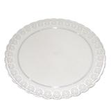 Prato Bandeja de Acrílico Redonda 40cm Três Triângulos - Três triangulos