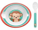Prato Bowl com Colher Macaquinho - Buba