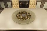Prato Centro Giratório de Mesa 70 cm Golden Impress - Maalu Decor - Ides
