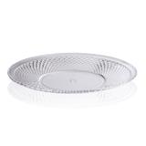Prato de Acrílico Bico de Jaca Cristal Ø23cm Ou