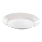 Prato de Acrílico Pic Branco Ø 21cm com 10 Unidades Plastilânia