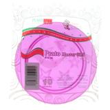 Prato de Acrílico Pic Lilás Ø 15cm com 10 Unidades Plastilânia