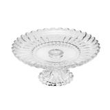 Prato de Bolo em Cristal 29cm com Pé Geneva Wolff - Rojemac