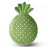Prato de Cerâmica Abacaxi Verde 20cm - Decorafast