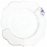 Prato de Jantar Flowers Royal White PIP Studio - Decorafast