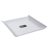 Prato De Lanche Branco 16Cm Quadrado - Coza