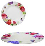 Prato De Melamina Para Sobremesa Floral 17,5Cm - Rio chens util goods