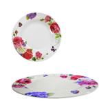 Prato de Melamina Sobremesa Floral 17 cm de Ø - Util Goods