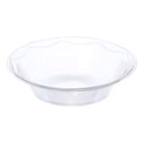 Prato de Plástico Descartável Cristal com Ø 15cm Fundo Pacote com 10 Unidades Prafesta