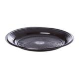 Prato de Plástico Descartável Preto Ø 15cm com 10 Unidades Trik Trik