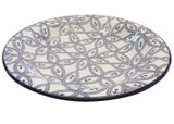 Prato de Porcelana Fundo Decorado Náutico Biona Oxford - 23 Cm