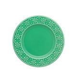 Prato de Sobremesa de Porcelana Relevo Salvia 20 cm - Cardosoutl
