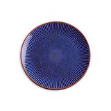 Prato de Sobremesa em Cerâmica Target 21cm Azul - Casa etna