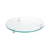 Prato De Vidro Com Pé Aço Inox France 40Cm Wolff
