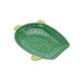 Prato Decorativo de Cerâmica Cacto 15,5cmx17,8cmx3,5cm Rojemac Verde