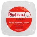 Prato Descartável 21cm Quality Line Prafesta 10 Unidades