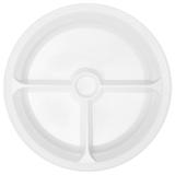 Prato Descartável 24cm Branco Copaza 10 Unidades
