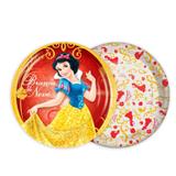 Prato Descartável Branca de Neve New 08 unidades Regina Festas