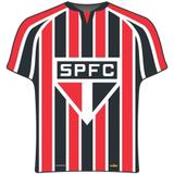 Prato Descartável Camisa São Paulo 08 unidades - Festabox