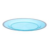 Prato Descartável de Luxo Linha Color Blue Decorplastic 26cm com 6 un.
