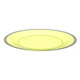 Prato Descartável de Luxo Linha Color Olive Decorplastic com 6 un.