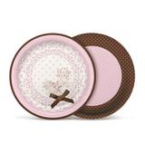 Prato Descartável Delicacy 18cm 08 unidades Cromus