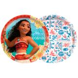 Prato Descartável Moana 08 unidades Regina Festas
