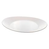 Prato Descartável Oval Branco Grande 245mm x 210mm com 10 Unidades Prafesta
